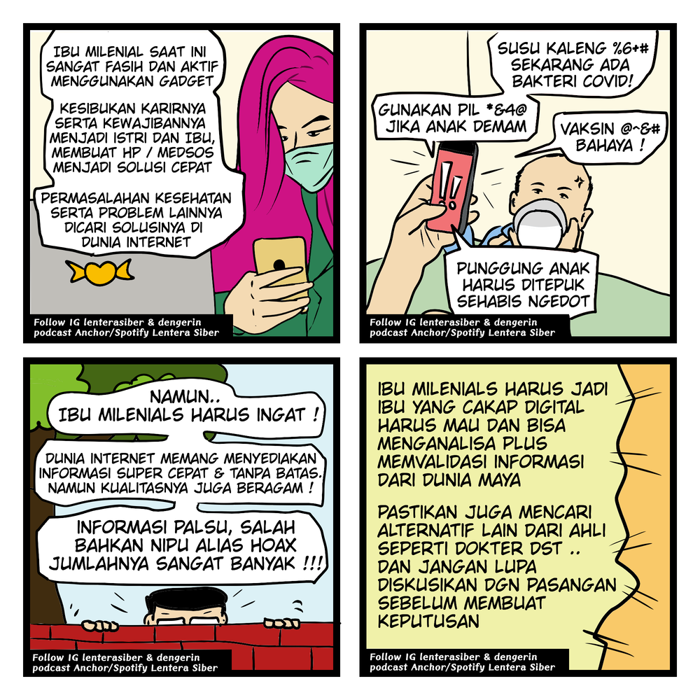 Cover Ibu Milenials yang cerdas