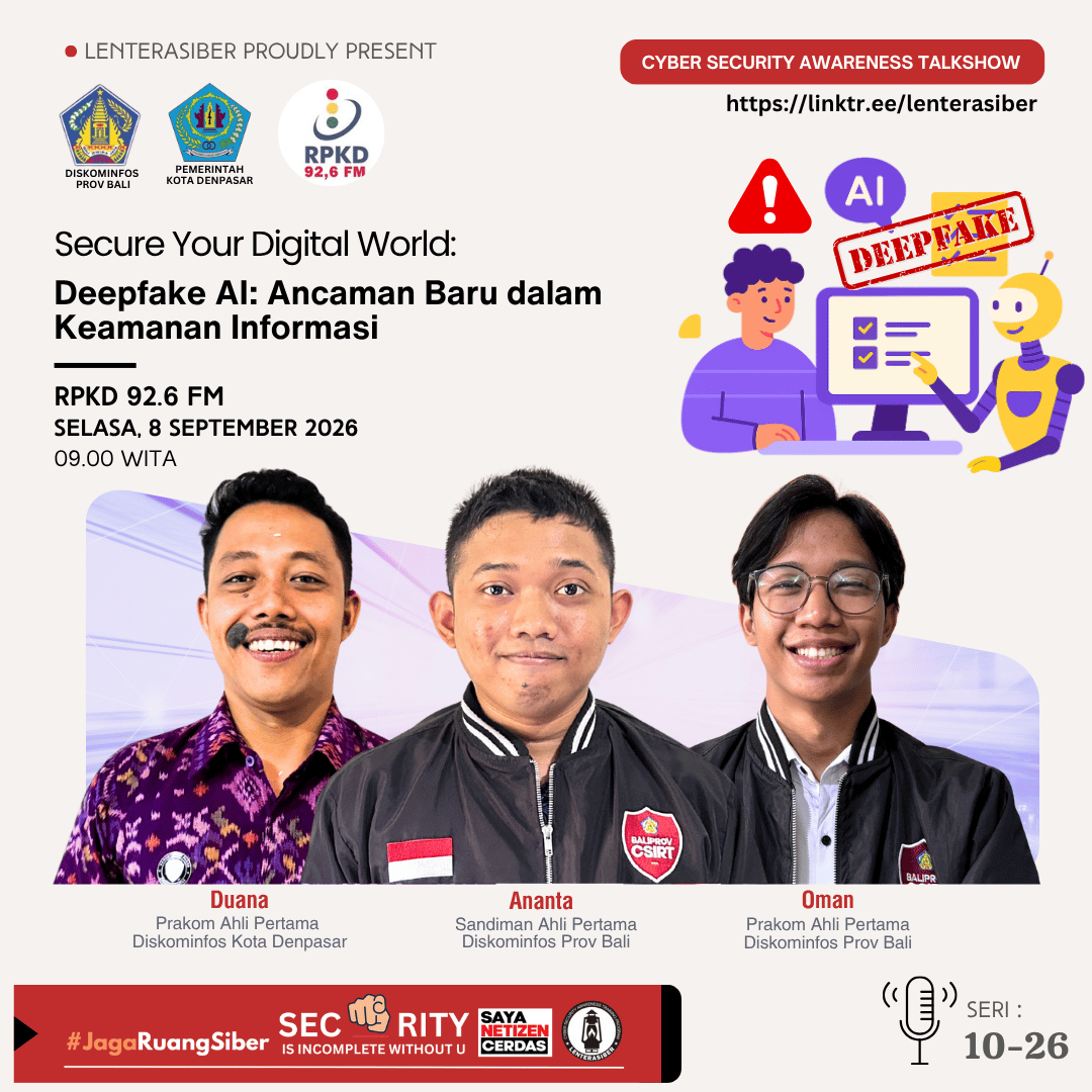 Cover Deepfake AI: Ancaman Baru dalam  Keamanan Informasi