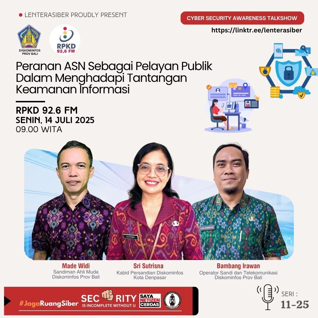 Cover Peranan ASN Sebagai Pelayan Publik Dalam Menghadapi Tantangan Keamanan Informasi