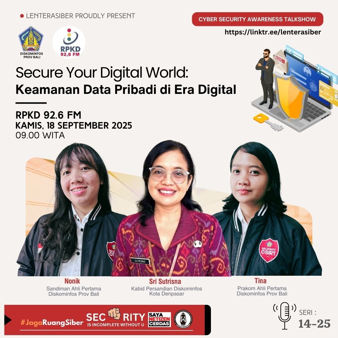 Cover Keamanan Data Pribadi di Era Digital